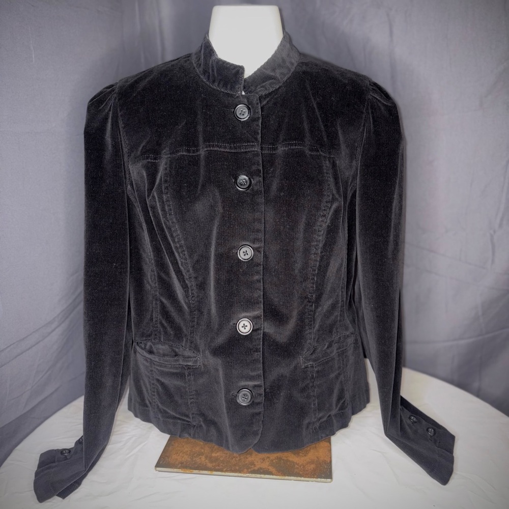 St. John's Bay Black Velvet Women's Blazer